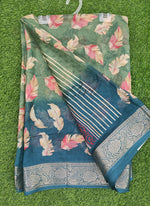 Load image into Gallery viewer, Lovely Printed Georgette Saree in Self Design
