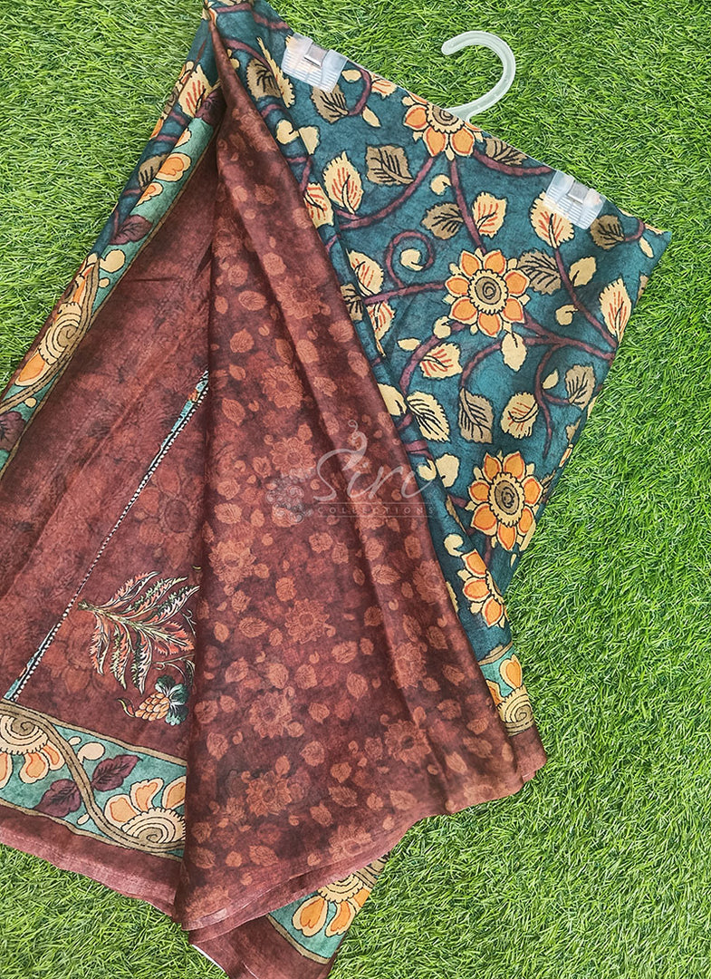 Digital Print Soft Georgette Saree