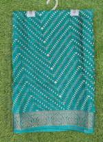 Load image into Gallery viewer, Latest Printed Moss Georgette Saree
