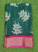 Load image into Gallery viewer, Latest Printed Moss Georgette Saree
