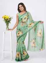 Load image into Gallery viewer, Lovely Digital Print Crush Saree