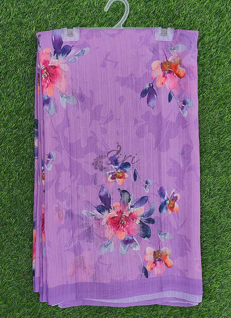 Beautiful Digital Print Georgette Saree with Blouse