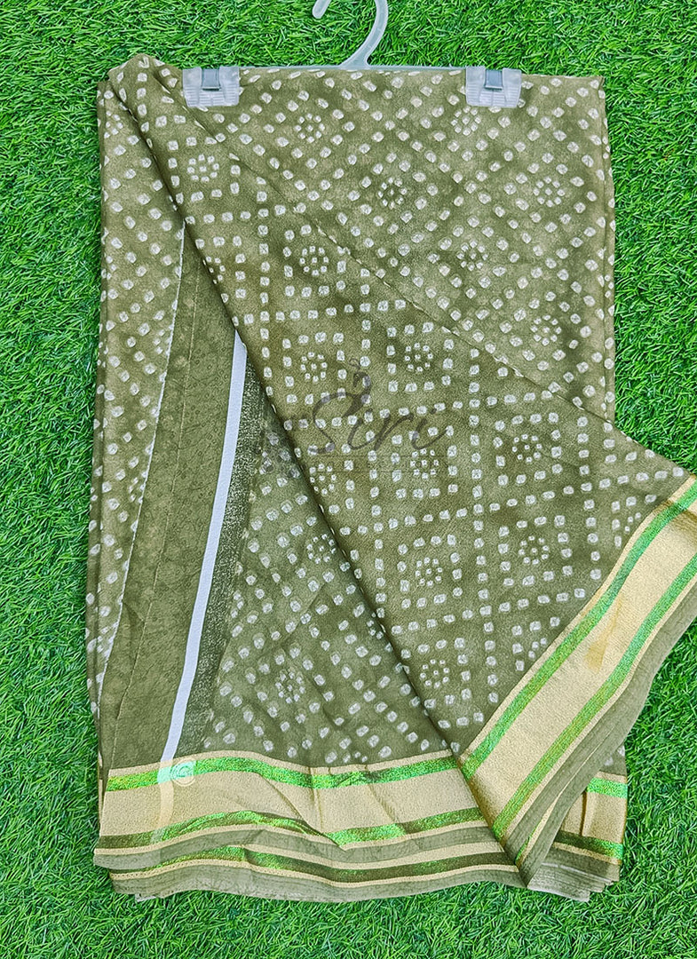 Beautiful Printed Georgette Saree