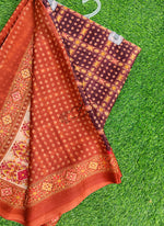 Load image into Gallery viewer, Latest Digital Print Crepe Georgette Saree
