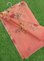 Load image into Gallery viewer, Lovely Digital Print Tissue Crush Saree
