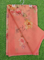 Load image into Gallery viewer, Lovely Digital Print Tissue Crush Saree
