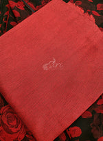 Load image into Gallery viewer, Beautiful Black Red Georgette Saree
