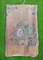 Load image into Gallery viewer, Lovely Digital Print Moss Georgette Saree
