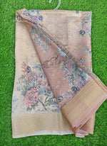 Load image into Gallery viewer, Lovely Digital Print Moss Georgette Saree
