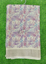 Load image into Gallery viewer, Beautiful Printed Moss Georgette Saree
