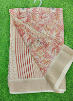 Load image into Gallery viewer, Beautiful Printed Moss Georgette Saree
