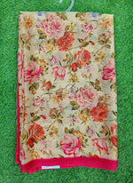 Load image into Gallery viewer, Latest Digital Print Crepe Georgette Saree
