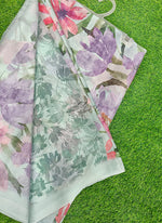 Load image into Gallery viewer, Latest Digital Print Crepe Georgette Saree
