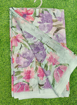 Load image into Gallery viewer, Latest Digital Print Crepe Georgette Saree
