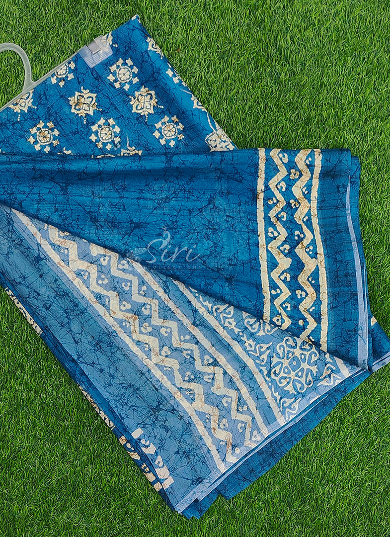 Premium Digital Print Crepe Georgette Saree with Blouse