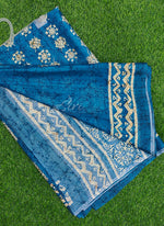 Load image into Gallery viewer, Premium Digital Print Crepe Georgette Saree with Blouse
