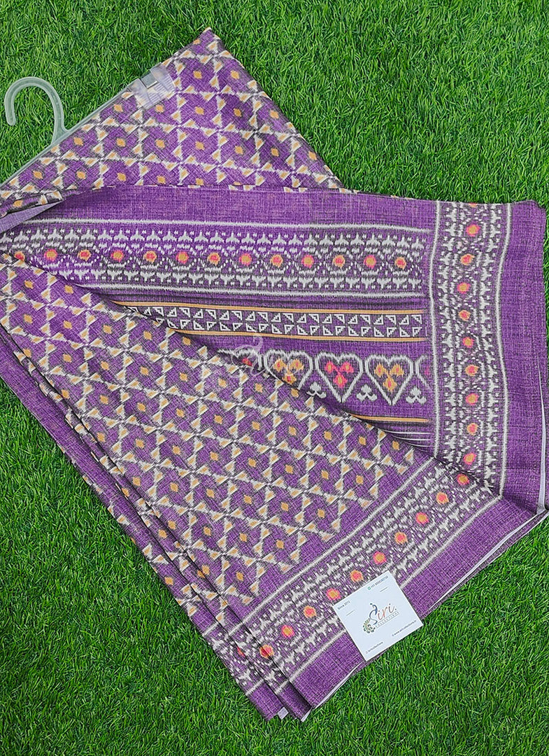Premium Digital Print Crepe Georgette Saree with Blouse