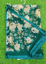 Load image into Gallery viewer, Printed Georgette Saree in Small Fancy Crochet Lace
