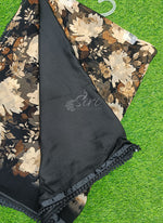 Load image into Gallery viewer, Printed Georgette Saree in Small Fancy Crochet Lace
