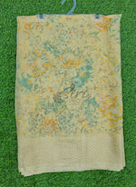 Load image into Gallery viewer, Lovely Pastel Shade Georgette Saree in Foil Print
