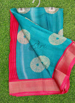 Load image into Gallery viewer, Vibrant Moss Georgette Saree
