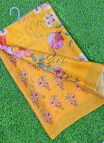 Load image into Gallery viewer, Latest Digital Print Crepe Georgette Saree
