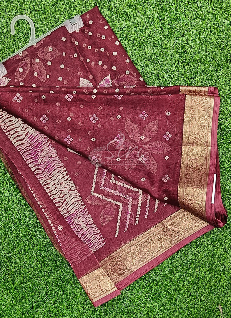 Lovely Printed Georgette Saree