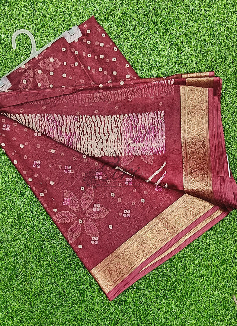 Lovely Printed Georgette Saree