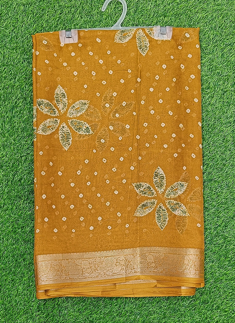 Lovely Printed Georgette Saree