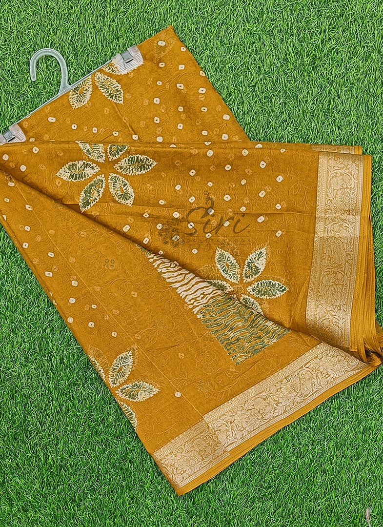 Lovely Printed Georgette Saree