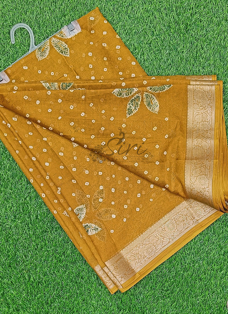 Lovely Printed Georgette Saree