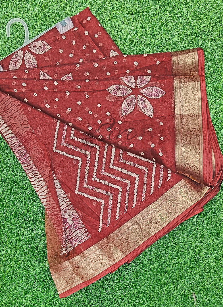 Lovely Printed Georgette Saree