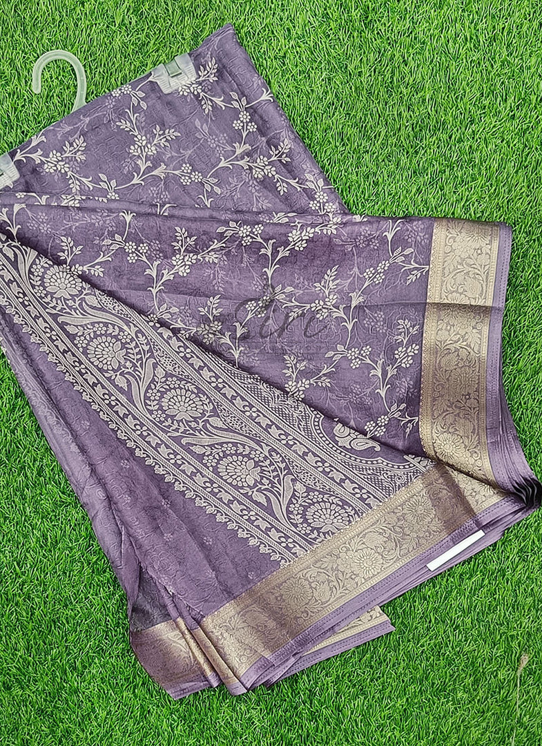 Lovely Printed Georgette Saree