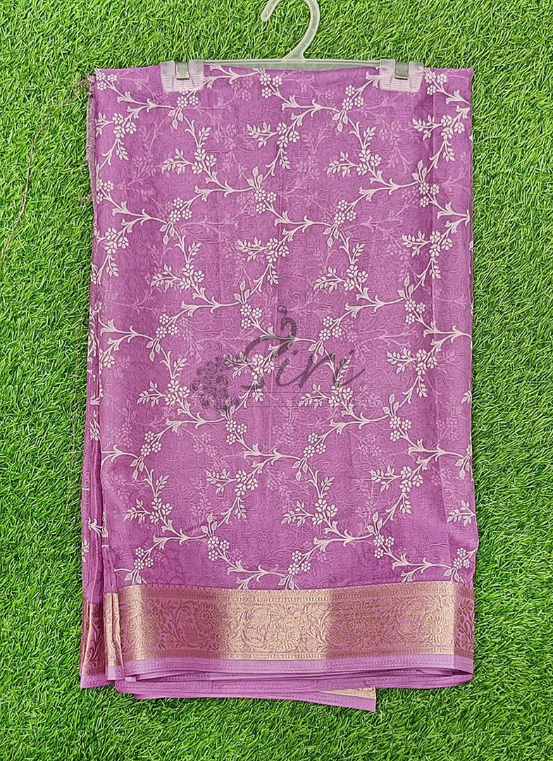 Lovely Printed Georgette Saree