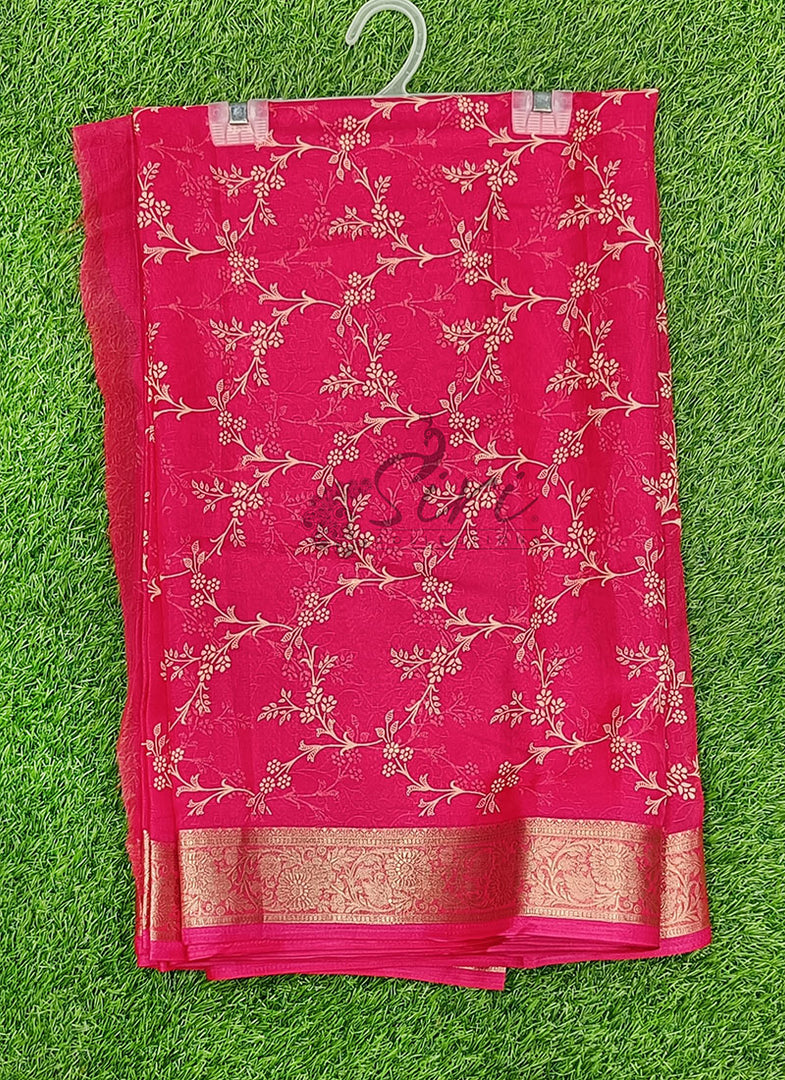 Lovely Printed Georgette Saree