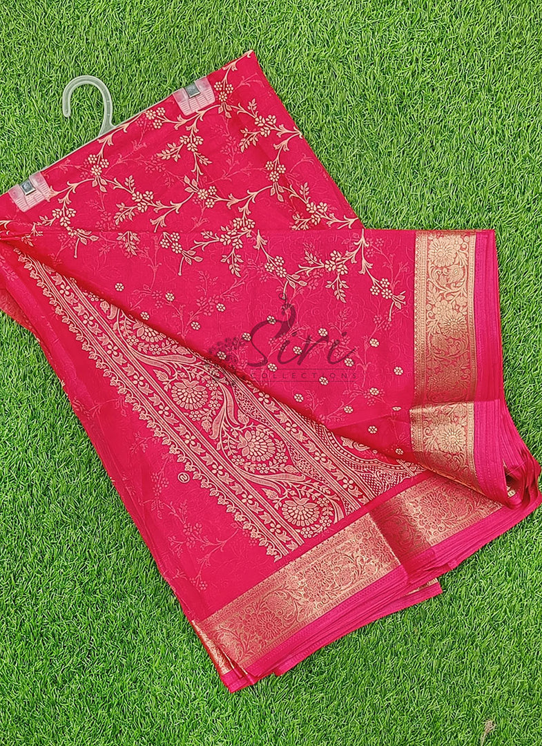 Lovely Printed Georgette Saree