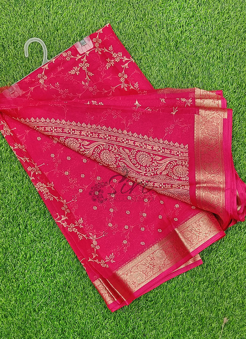 Lovely Printed Georgette Saree