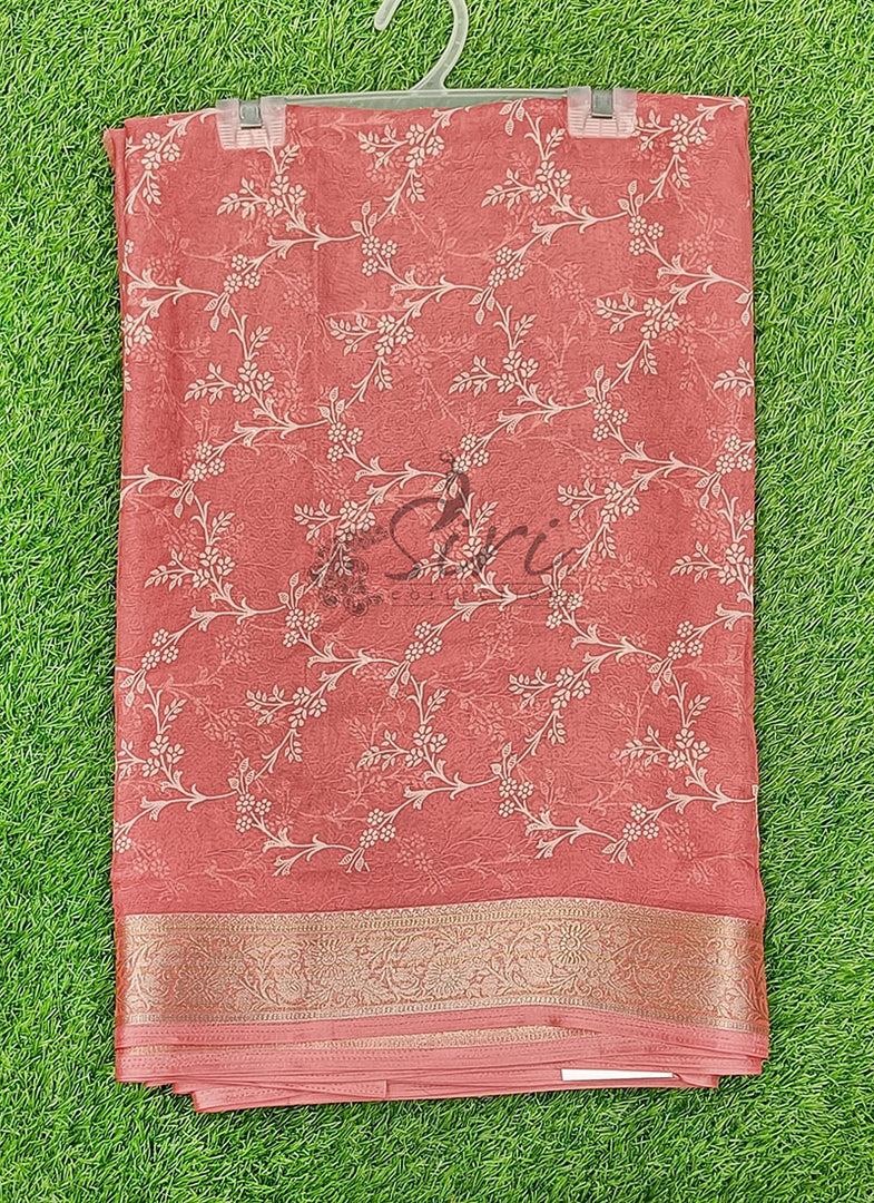 Lovely Printed Georgette Saree