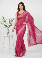 Load image into Gallery viewer, Lovely Soft Moss Georgette Saree