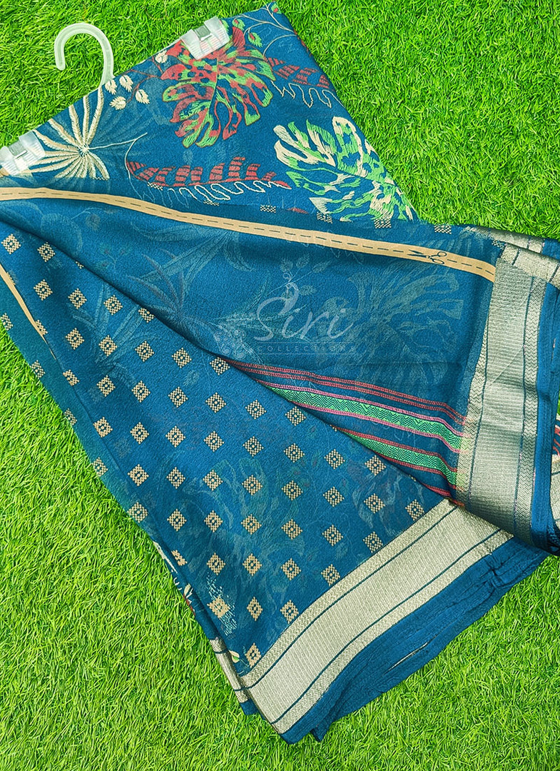 Lovely Printed Georgette Saree