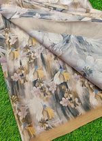 Load image into Gallery viewer, Latest Digital Print Crepe Georgette Saree
