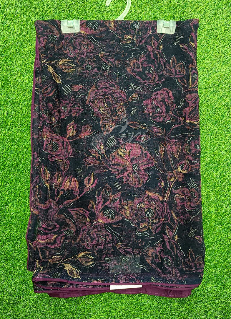 Beautiful Printed Georgette Saree