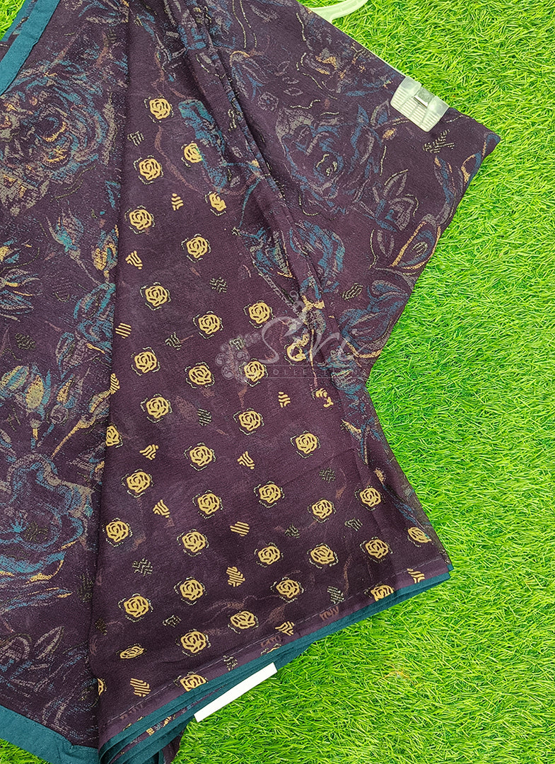 Beautiful Printed Georgette Saree