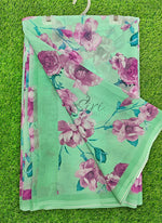 Load image into Gallery viewer, Lovely Digital Print Georgette Saree
