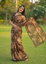 Load image into Gallery viewer, Lovely Digital Print Georgette Saree
