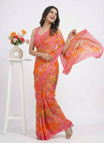 Load image into Gallery viewer, Latest Digital Print Crepe Georgette Saree