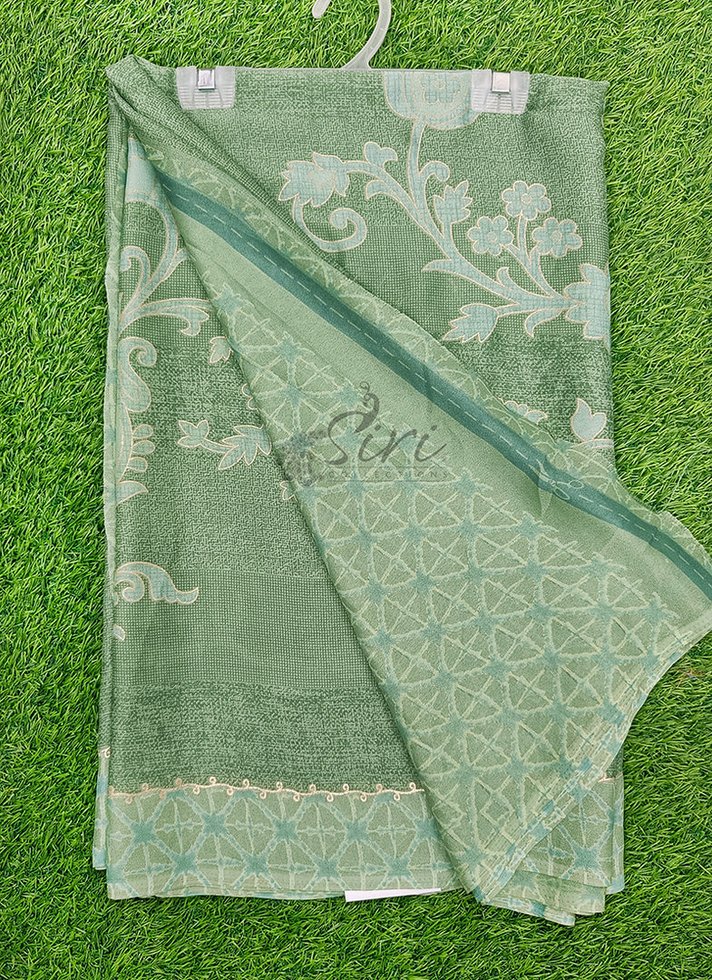 Lovely Printed Georgette Saree