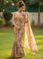 Load image into Gallery viewer, Lovely Digital Print Georgette Saree