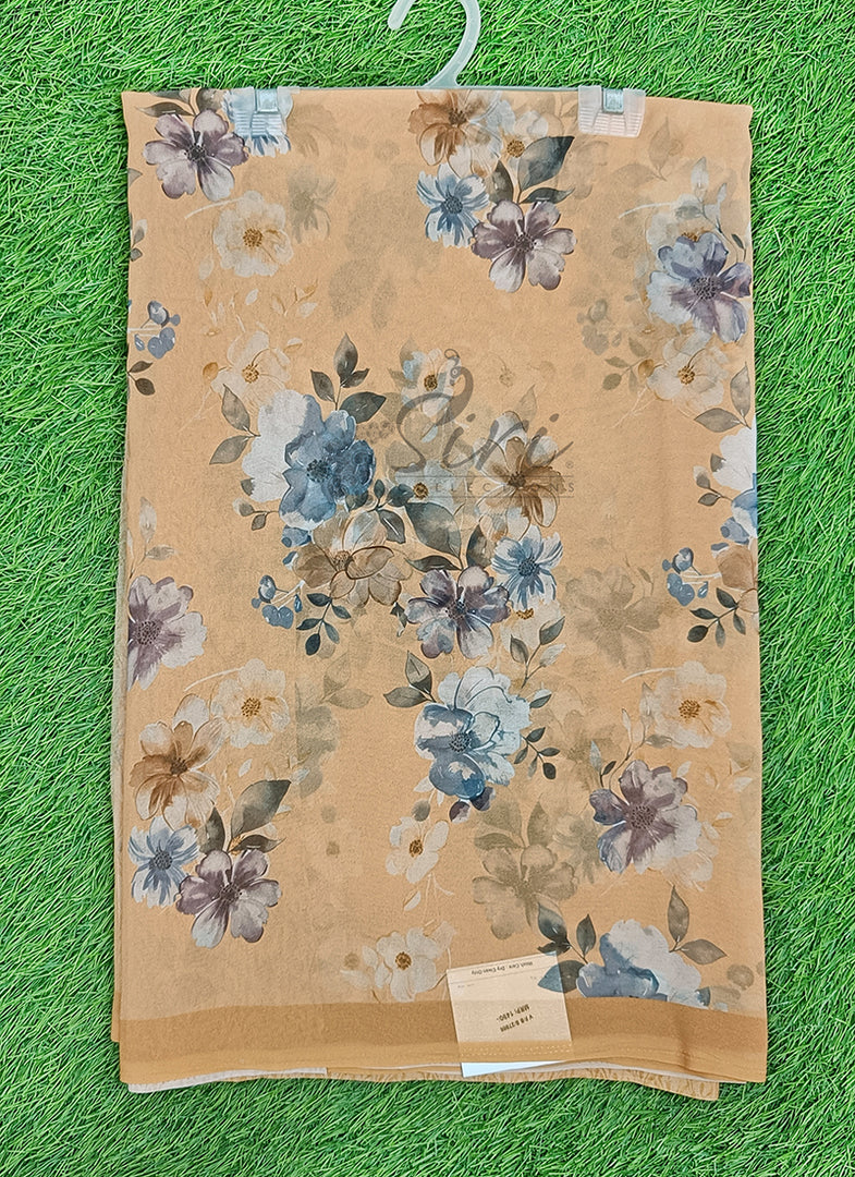 Lovely Digital Print Georgette Saree