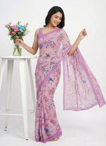 Load image into Gallery viewer, Lovely Digital Print Georgette Saree